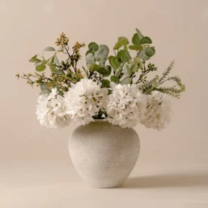 Faux Arrangement — Eucalyptus & Hydrangea