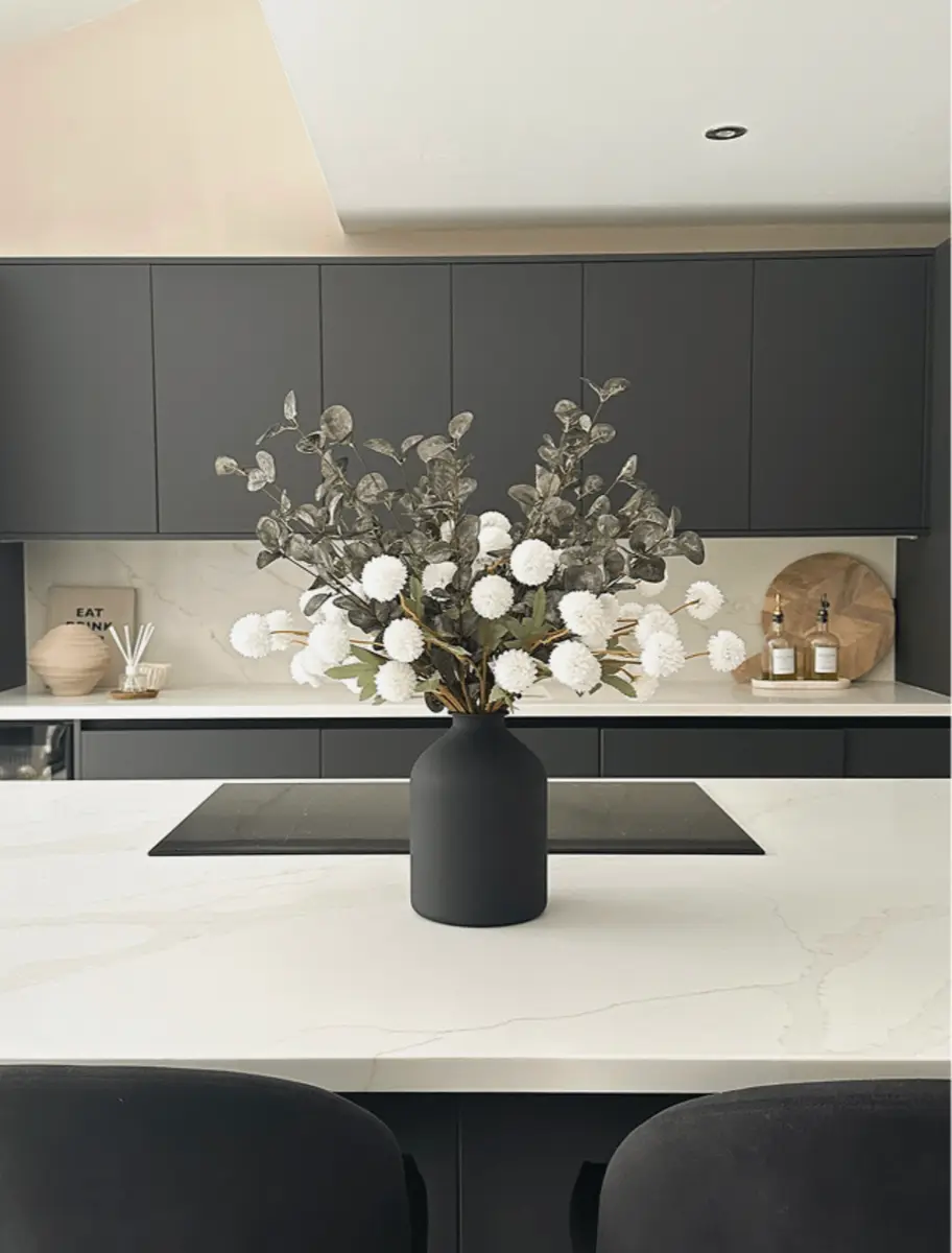 The Florae styled at home