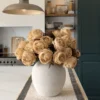 Large Rose Faux Arrangement — Beige (21 Roses)