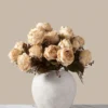 Large Rose Faux Arrangement — Beige (21 Roses)