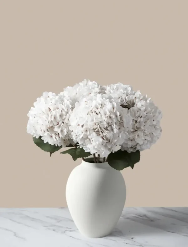 p029_main Large White Hydrangea Bunch (5 Stems)