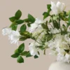p110_g2 Tulip & Agapanthus Faux Arrangement — White