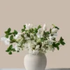p110_main Tulip & Agapanthus Faux Arrangement — White