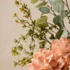 p127_g2 Eucalyptus & Apricot Hydrangea Faux Arrangement