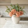 p127_g3 Eucalyptus & Apricot Hydrangea Faux Arrangement