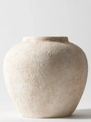 vase_naomi Naomi Ceramic Vase — Beige