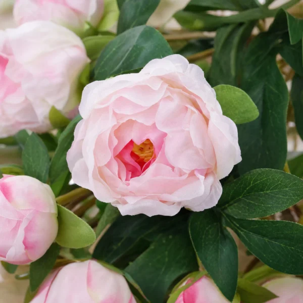Stella Premium Real-Touch Faux Peony Stem - Silk Peonies for Home Decor