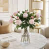 Stella Premium Real-Touch Faux Peony Stem - Silk Peonies for Home Decor